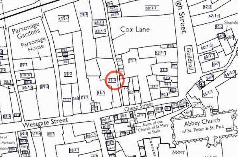 BC_6_1_1_1 p.73-3 Cheap St - Leasholder George Bennett, Assignor Thomas Dickson